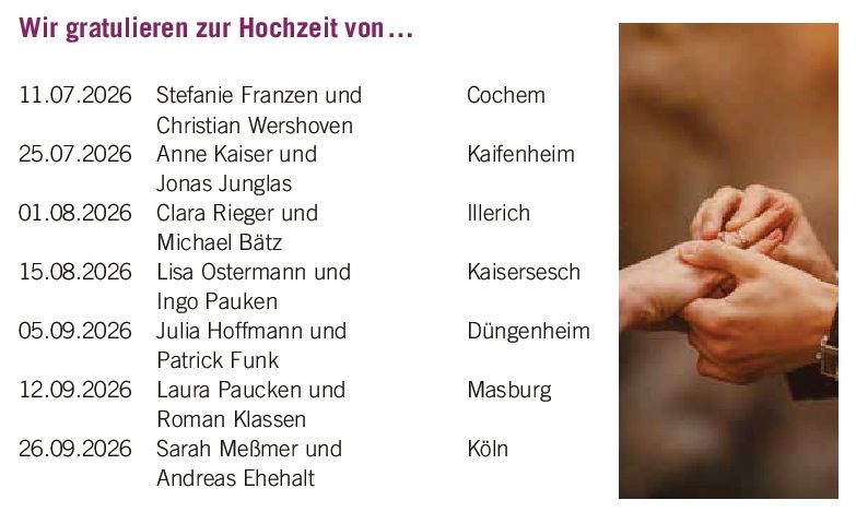 Heirat_2026-06 (c) M. Wilhelm Heirat_2026-06