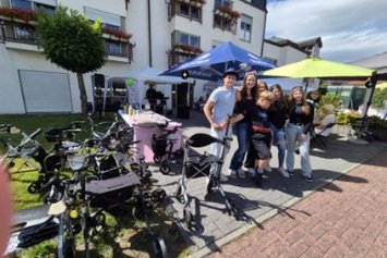 Firmbewerber helfen beim Sommerfest