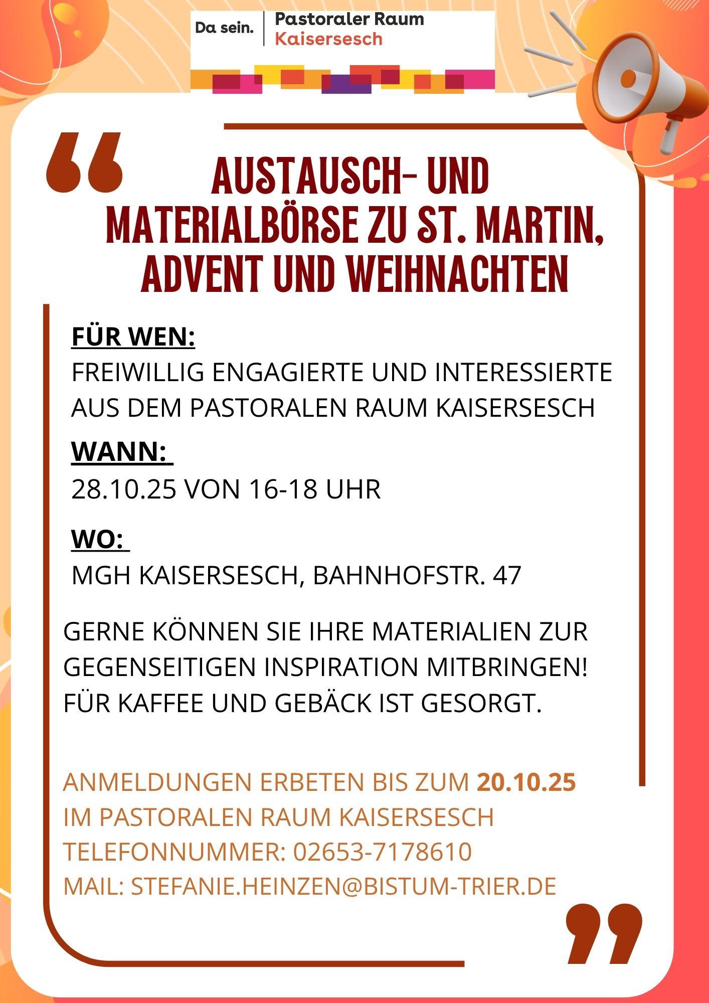 Austausch-und Materialbörse